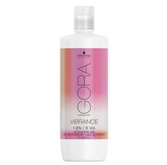 Schwarzkopf Igora Royal Vibrance activating gel front label showing bottle design and clear instructions