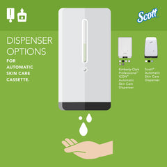 Scott Professional technician inserting cassette into automatic dispenser for quick replacement
