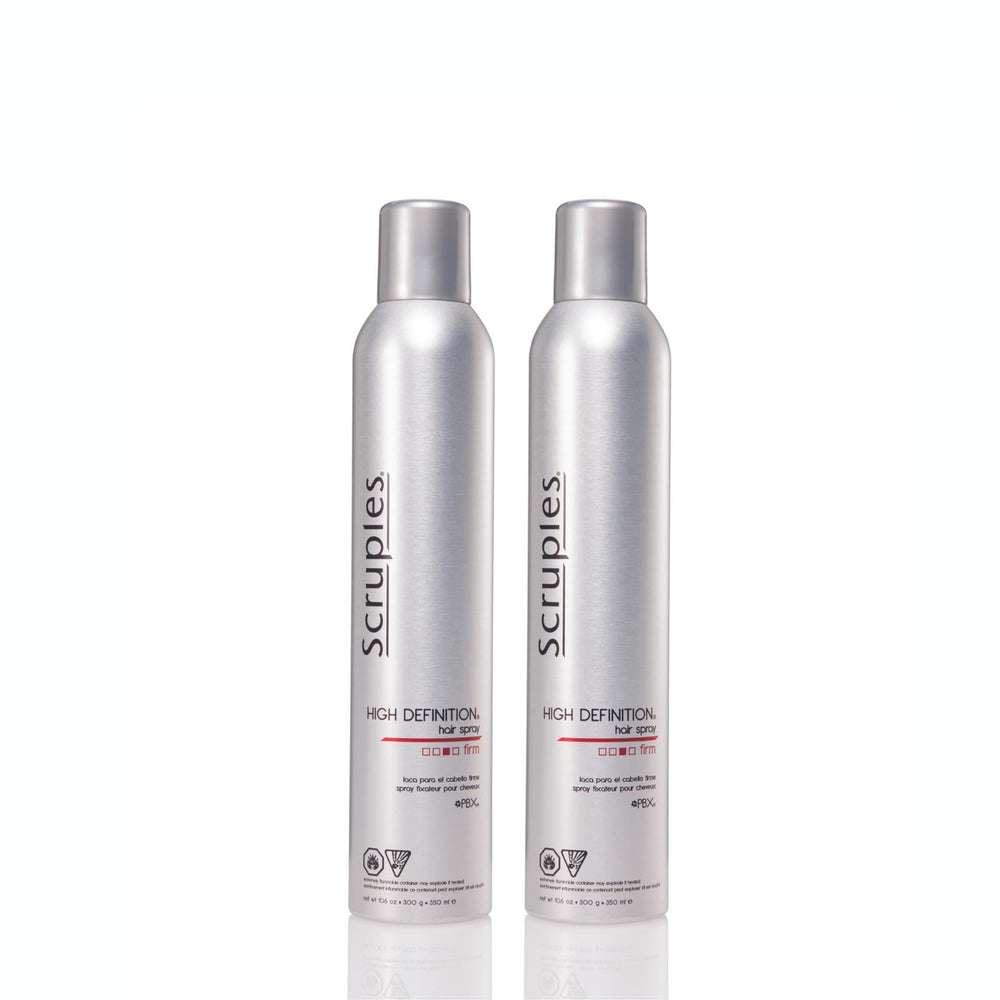 Scruples front packaging showing two 10.6 oz cans and product branding for convenience