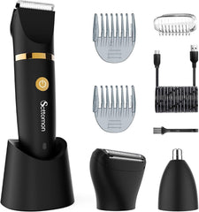 Scttomon front view showing device and packaging for clear product overview