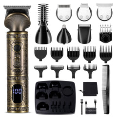 Scttomon kit front view showing full 7-in-1 grooming set and storage benefit