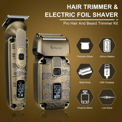 Scttomon close-up of T-blade trimmer showing precision edges for detailed grooming
