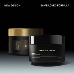 Sebastian Professional mask texture close-up showing creamy, lightweight consistency