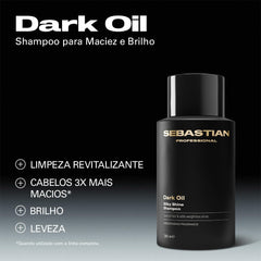 Sebastian Professional shampoo lather on hair demonstrating gentle cleanse