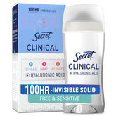 Secret front packaging showing product and benefits for confidence