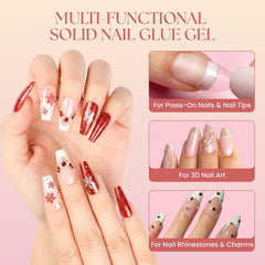Secret Nails GLUI open cap and precision nozzle for controlled application benefit