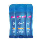 Secret Outlast front packaging showing product and scent benefits