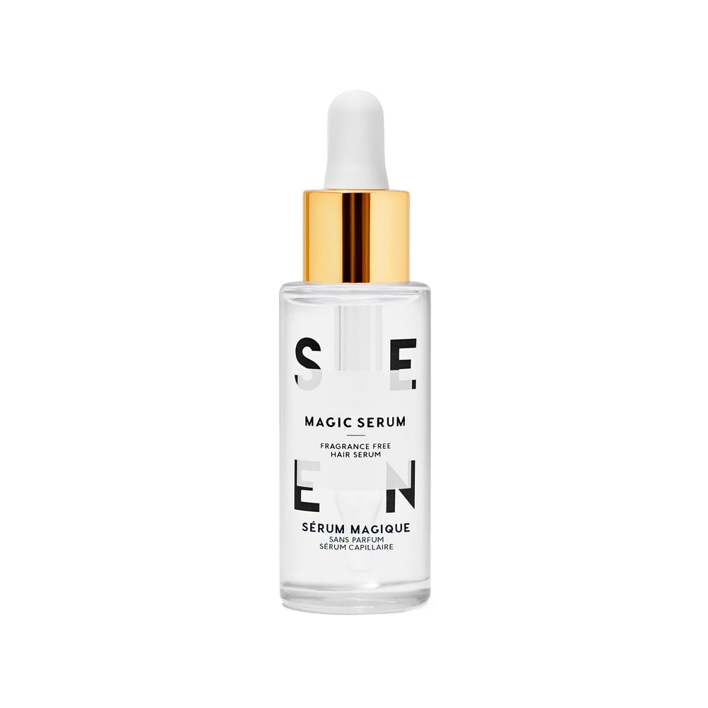 SEEN bottle front packaging showing clean design and gentle formula benefit