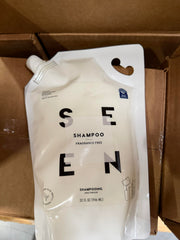 SEEN refill pouch close-up label displaying ingredient highlights