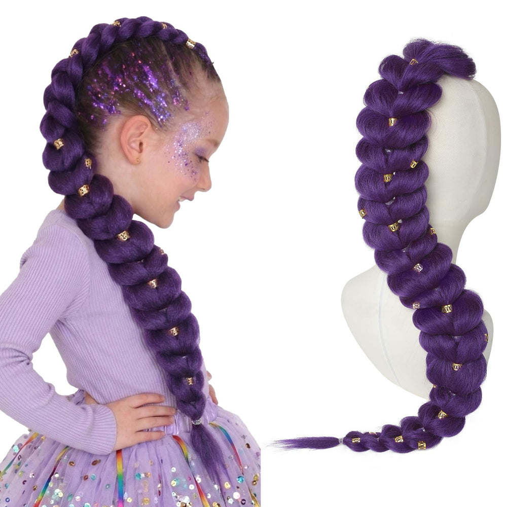 SEIKEA front packaging showing purple braided ponytail and benefits