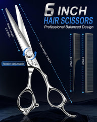 SEIMEIKEN blade close-up highlighting convex edge for smoother, snag-free trimming
