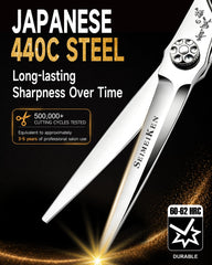 SEIMEIKEN ergonomic offset handle detail offering improved comfort and wrist support