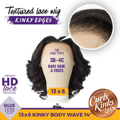 Sensationnel close-up of 13x6 HD lace hairline for undetectable parting