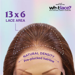 Sensationnel close-up of HD lace blending with skin for invisible hairline benefit
