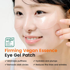 SEONGLOW open sheet close-up showing hydrogel patch clarity and fit