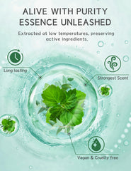 SEONNIX tablet dissolving in water for sustained aromatherapy benefit