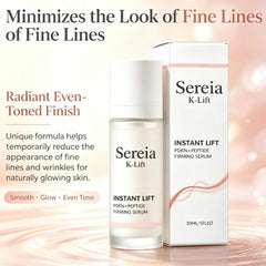 Sereia K-Lift applied to cheek demonstrating immediate smoothing and finish