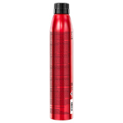 SexyHair aerosol nozzle close-up illustrating precise spray and fast-dry benefit