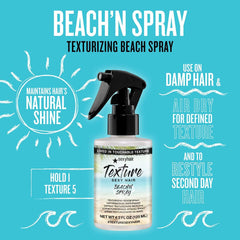 SexyHair misting onto hair adding visible texture and touchable separation