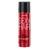 SexyHair Big Dry Shampoo front packaging showing brand and size benefit portability