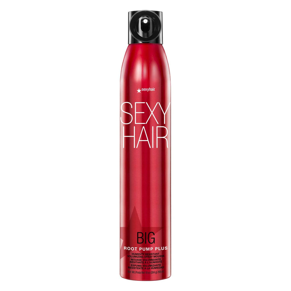 SexyHair front packaging showing 10 oz pump and volumizing claims