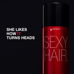 SexyHair fine mist texture shot, shows even coverage and lightweight finish