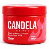 SHAEIO CANDELA front jar displayed, clear product benefits visible