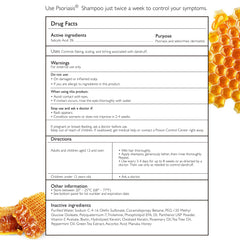 Shailee back label close-up with ingredients and directions benefit