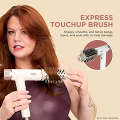 Shark Express Touchup Brush bristles close-up for smoother, frizz-free hair