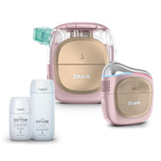 Shark FacialPro Glow front packaging showing device and gels for clear skin