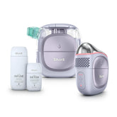Shark facialpro glow front view showing device and attachments for home spa results