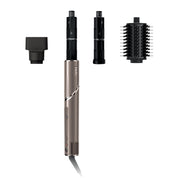 Shark FlexStyle front view showing compact design and mocha silver finish for space-saving