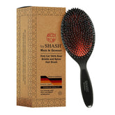SHASH large paddle brush front view showing smooth finish and balanced design for comfortable brushing