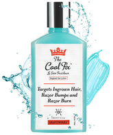 Shaveworks front packaging of The Cool Fix showing tube and branding, soothes instantly