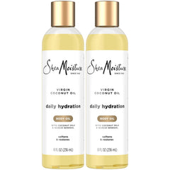 Shea Moisture front packaging showing two 8 oz bottles and product branding for quick identification and value