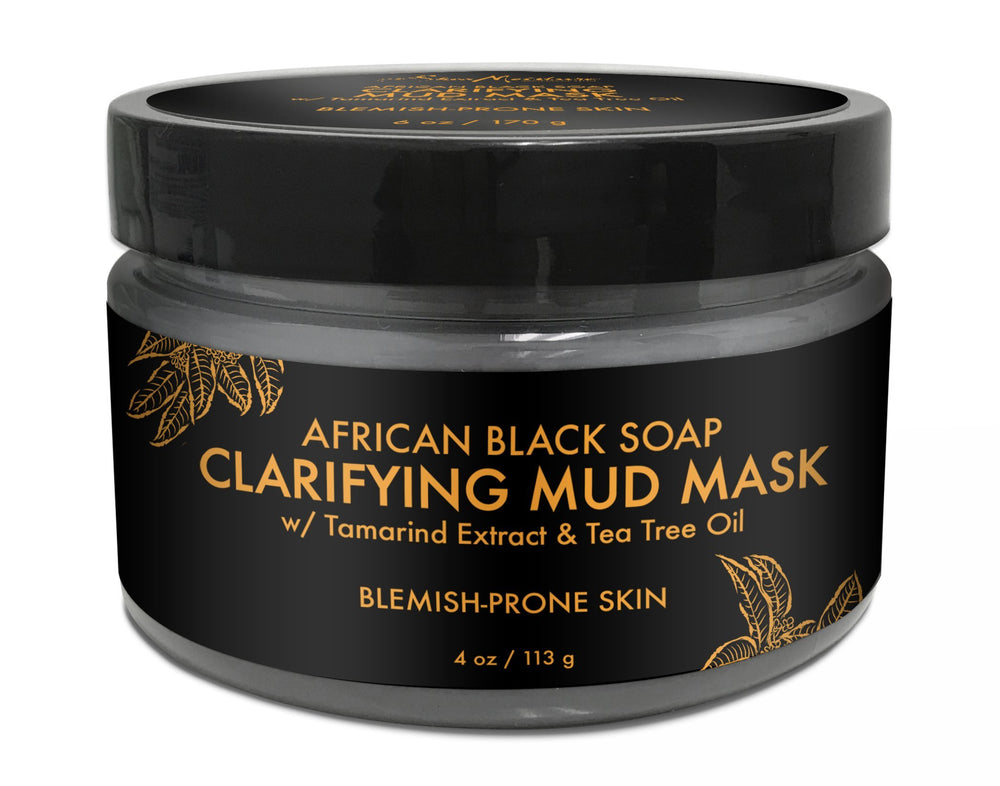 Shea Moisture front jar showing label and size, conveys clear benefits