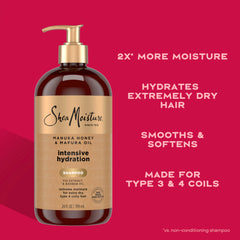 SheaMoisture ingredient trio of mafura, baobab and fig highlighting nourishment
