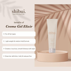 SHIBUI label closeup highlighting ingredients and clean formulation benefits