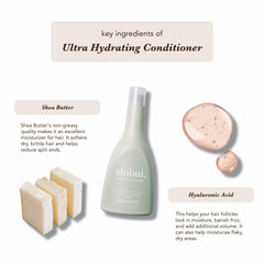 SHIBUI creamy conditioner texture on dispenser, shows rich moisturizing consistency
