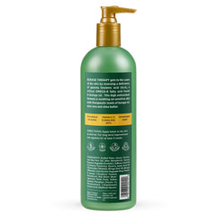 ShiKai lotion texture on palm demonstrating quick absorbency and non-greasy finish