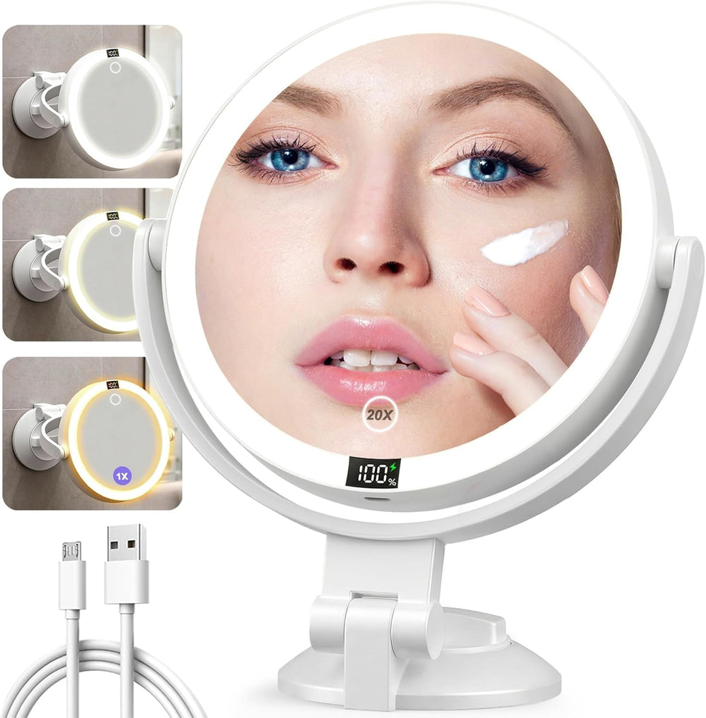 Shinowa front view of wall-mounted mirror showing clean installation benefit
