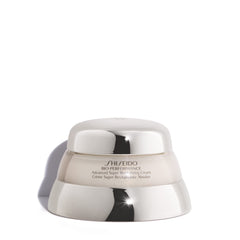 Shiseido jar front view showing clean packaging and premium design benefit clarity