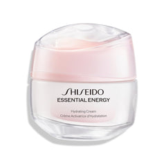 Shiseido front jar showing product and brand, clear packaging benefit visible