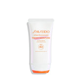 Shiseido front packaging showing SPF 40 for reliable daily protection