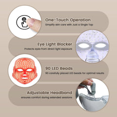SHMHE mask worn by model illustrating comfortable cordless use on-the-go