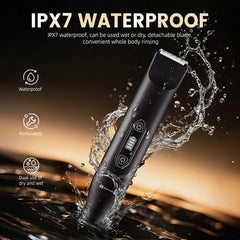 SHOmfrs nose trimmer head focused for precise, safe nasal grooming