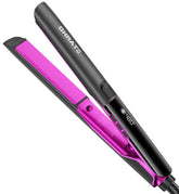 SHRATE flat iron front view showing sleek body and grip for easier styling