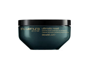 shu uemura art of hair front packaging showing label and container, communicates premium repair