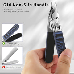 ShuangZ.X in use trimming a toenail to show control and accuracy