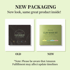 SHVYOG green tea mask being applied to face demonstrating detox and calming benefit